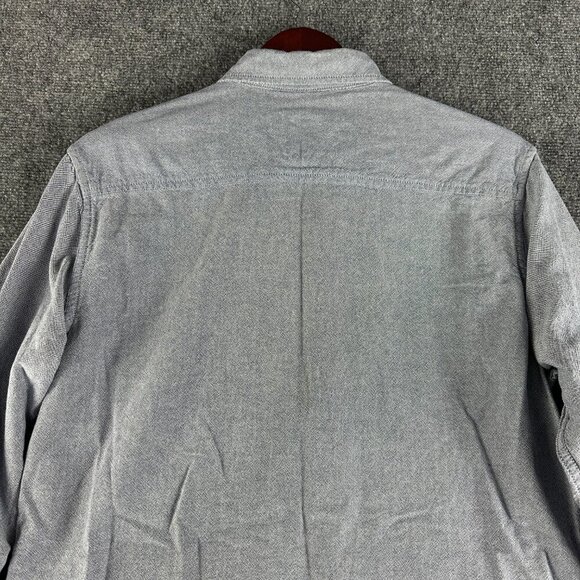 Colours Shirt Mens Medium Blue Chambray Organic Cotton Button Down Pocket - Picture 8 of 8